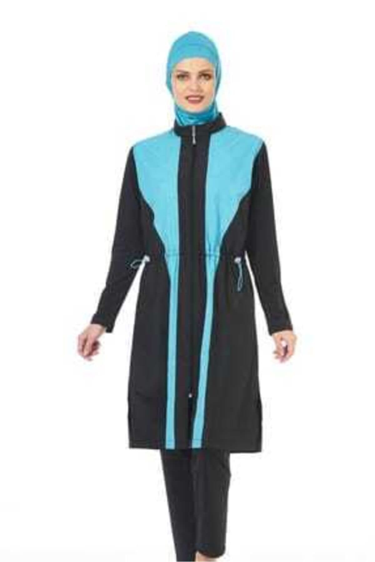 Kadın Siyah Tesettür Mayo 1971