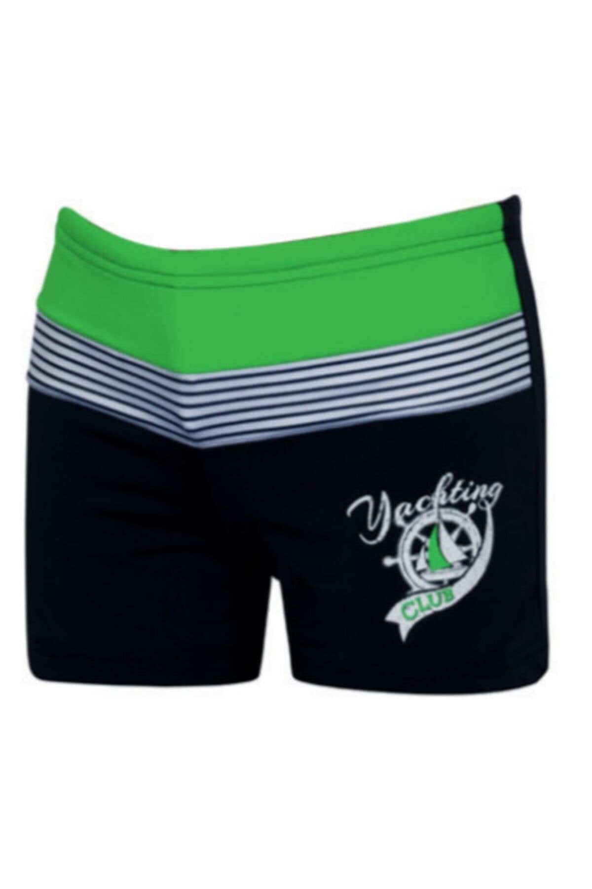 Yeşil-füme Erkek Çocuk Mayo